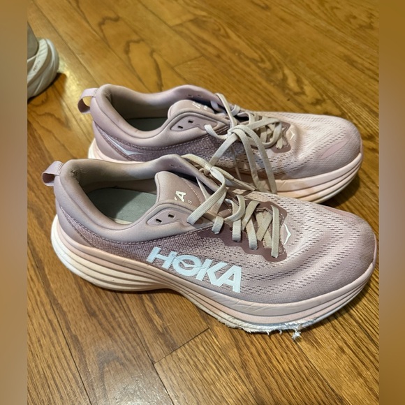 Hoka Women's Athletic Shoes in Soft Pink - Picture 4 of 12
